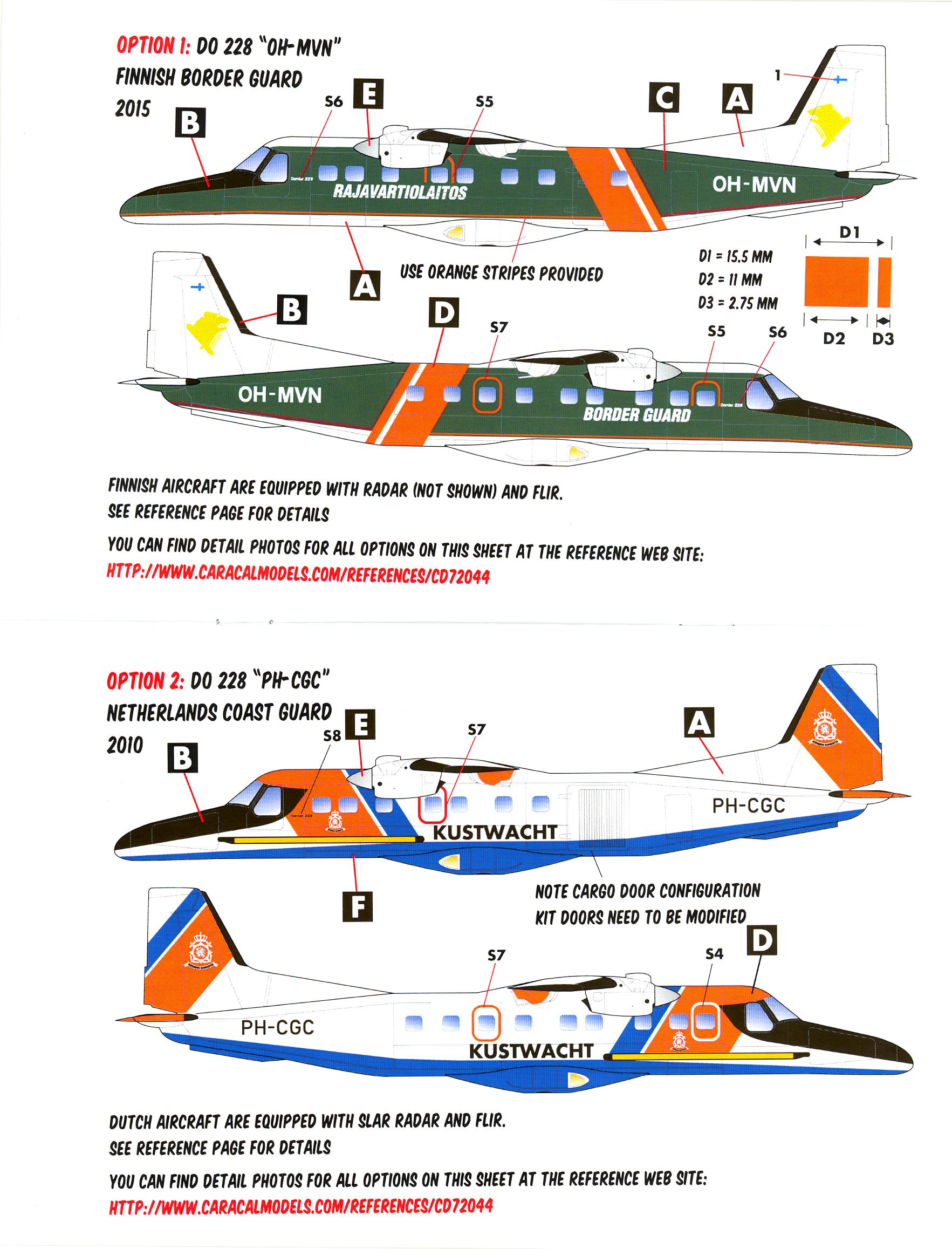 Caracal Decals 1/72 DORNIER Do-228 Turboprop Utility Aircraft | eBay